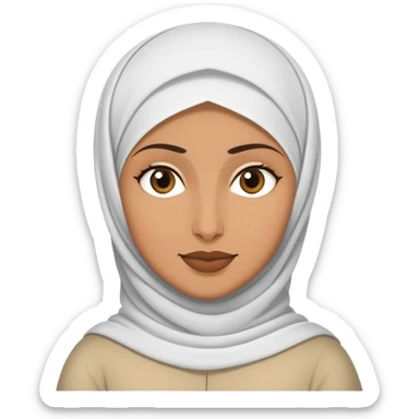 solo poly hijabi amputee sticker