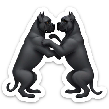 Cañé corso hugs  sticker