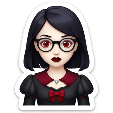 vampire kids with opticals half dress sticker