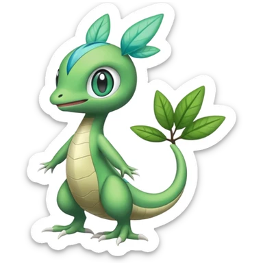 Tropius-Treecko-Meloetta-Celebi-Virizion-Palkia-fusion sticker