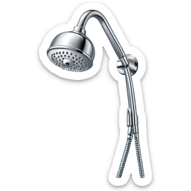 shower head sticker