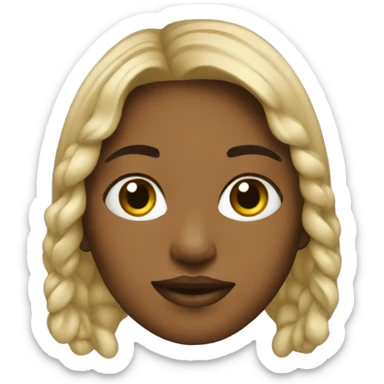 girl artist
 sticker