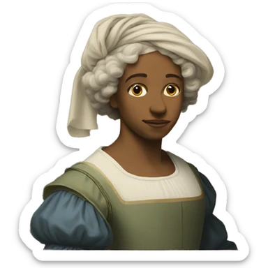 renaissance painting sticker