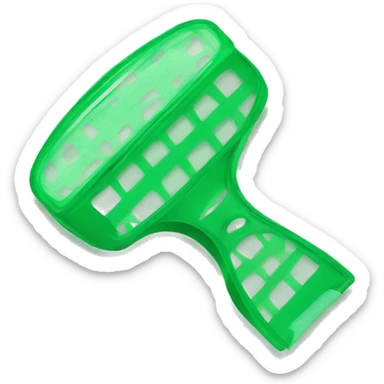 Green correction tape sticker