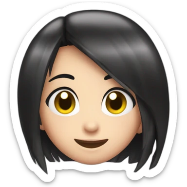 Tifa doing a wink sticker