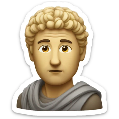 stoic thinker sticker