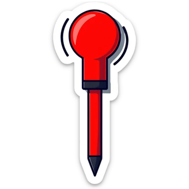 red exclamation point sticker