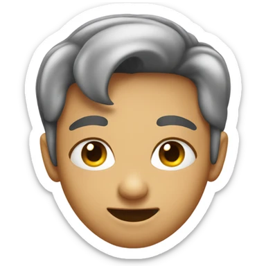 Smirky flirty face with tears sticker