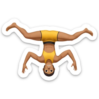 Back flip sticker