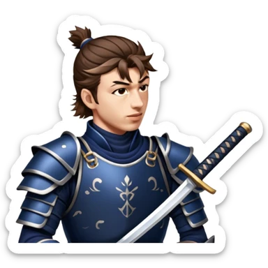 Warrior Samurai sticker