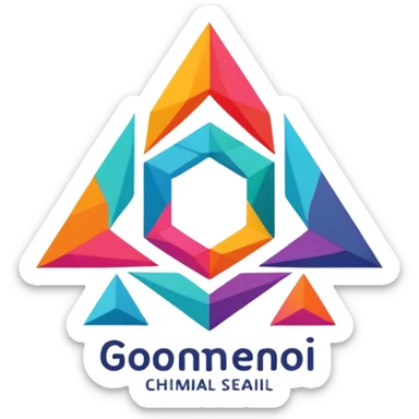 Staff team logo with name no faces sticker