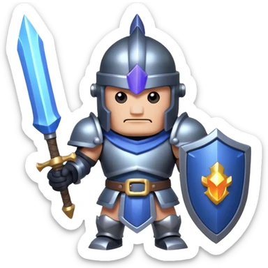 Mini pekka from clash royale  sticker