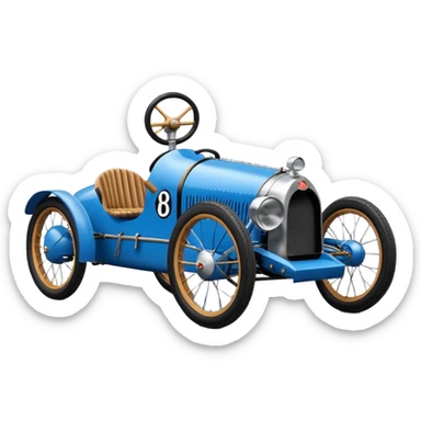 Bugatti cyclekart sticker