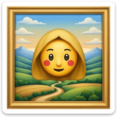 famous painting sticker