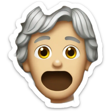 luke skywalker eating popcorn sticker