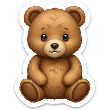Goodnight teddy bear sticker