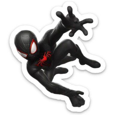 spider man déguiser en assassin's creed noir et doré sticker