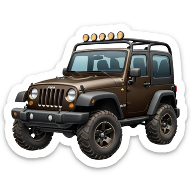 Jeep Wrangler best view  sticker