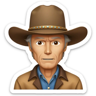 Clint eastwood sticker