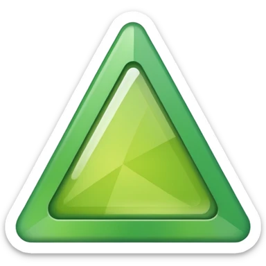 change color to green from red for 🔺 sticker