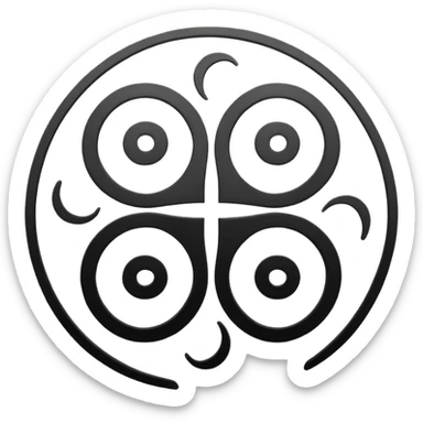 Triskelion faça um emoji desse símbolo   🌀   
🌀🌀 sticker