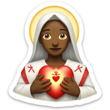 Sacred heart sticker
