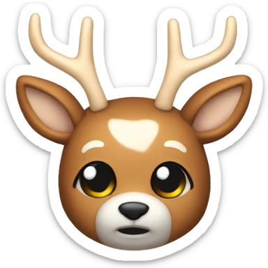 Rim with deer ears sticker