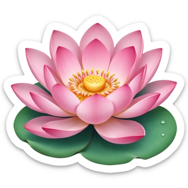 Lotus sticker