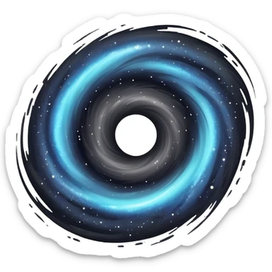 black hole sticker