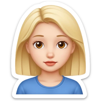  Cute aesthetic girl sticker