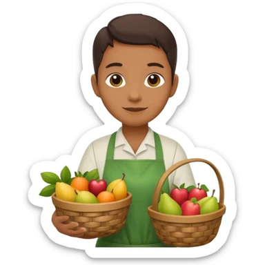 greengrocer's animal sticker