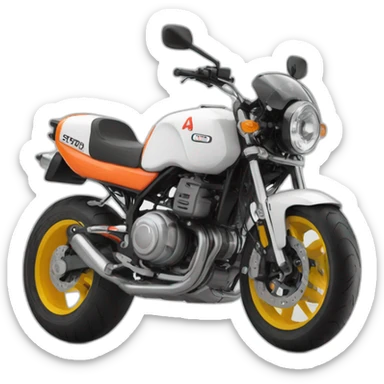 2 stroke racing motorcycles sticker
