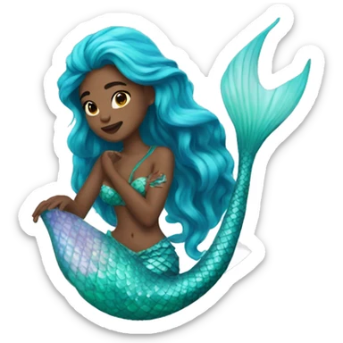 Aesthetic mermaid sticker