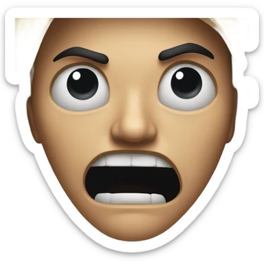 Anger anguish  sticker