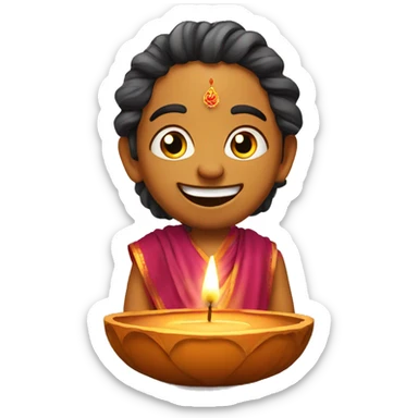 funny Happy Diwali sticker