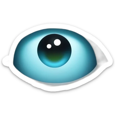 eyes on top of igloo sticker