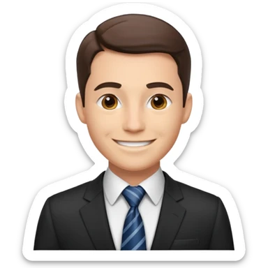 man  lawyer. sticker