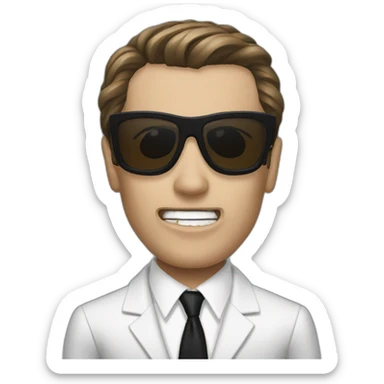 American psycho sticker