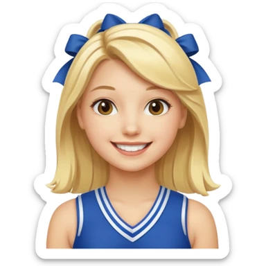 Cheer squad, blonde, Burnett  sticker