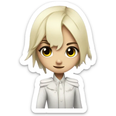 Angel dust hazbin hotel sticker