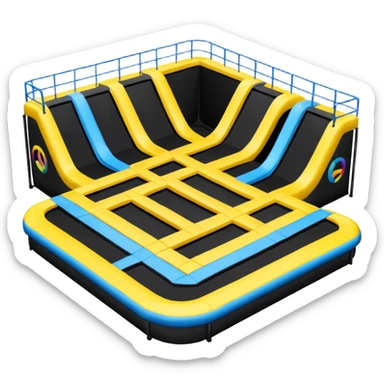 Indoor Trampoline Park sticker
