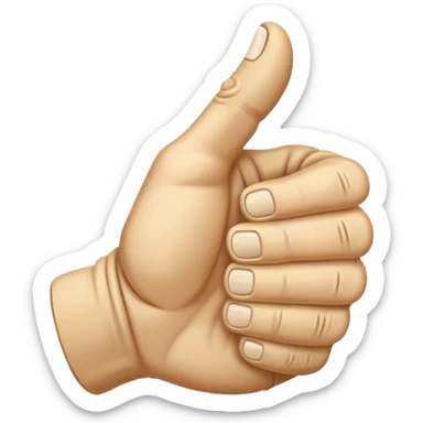 thumbs down erectile disfunction sticker