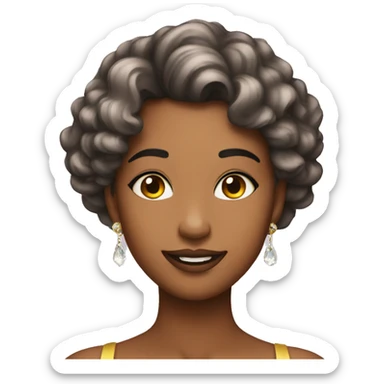 Loving, Glowing,Glittering, Glamorous sticker