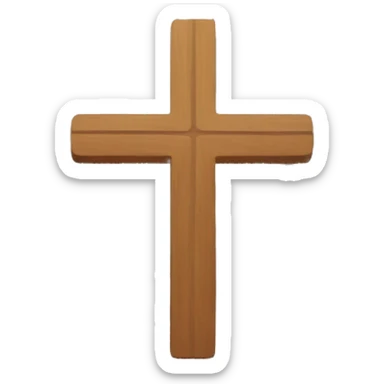 cross with flowers  sticker