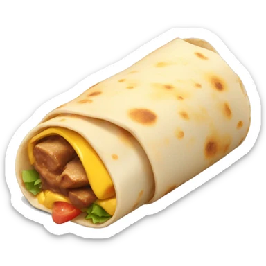 breakfast burrito sticker