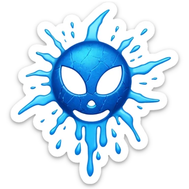 plasma splatter sticker