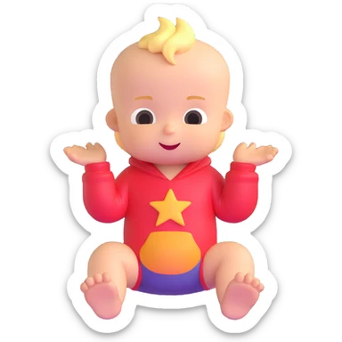 baby Jack Jack from The Incredibles sticker