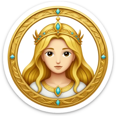 Virgo symbol sticker