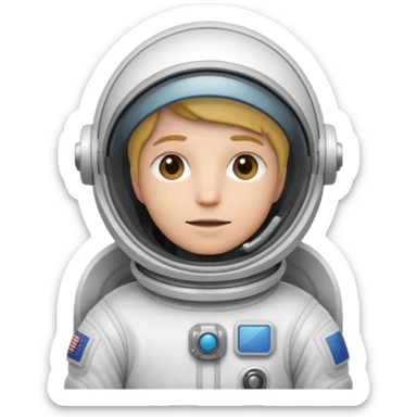 The main character from game Among Us draw it like in the game pls sticker