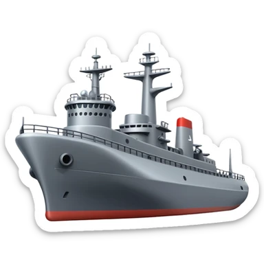 generate a very realistic anti-submarine ship sticker